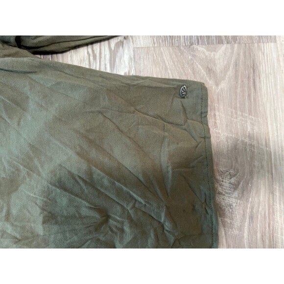 New w/o tags American Eagle Lace back festival Crop top Green army green size xs - Picture 2 of 5